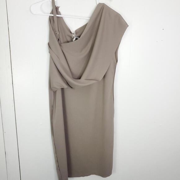 Miilla Dress WOmens M Cowl Neck Back Event Shift Silhouette Event Party - Picture 2 of 10